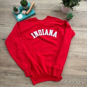 Indiana vintage red crewneck longsleeve